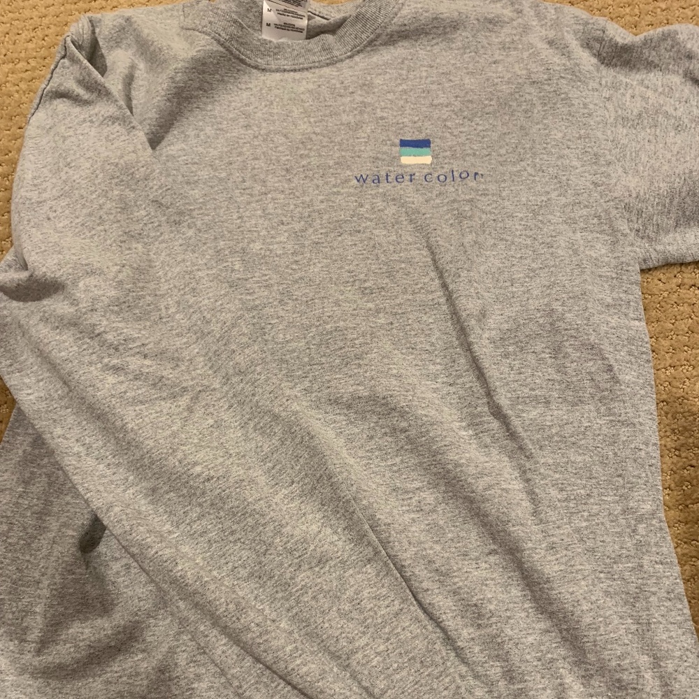 Watercolor Gray Long sleeve shirt